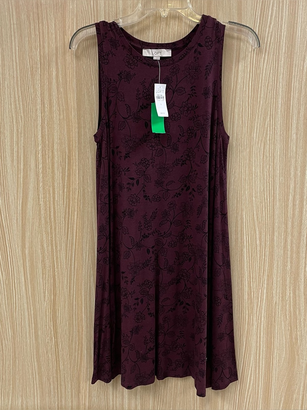 NWT LOFT Purple Dress Size S